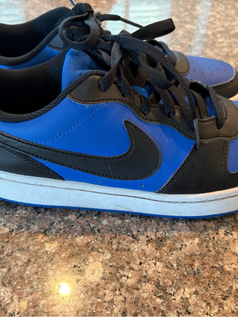 Nike Low-Top Sneakers in Blue and Black
